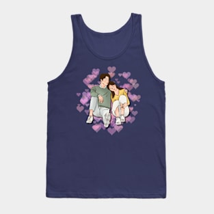 Valentine's Day.Couple in love Tank Top